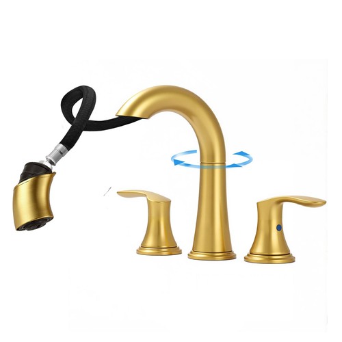 Bathroom faucet brushed gold - brushed,